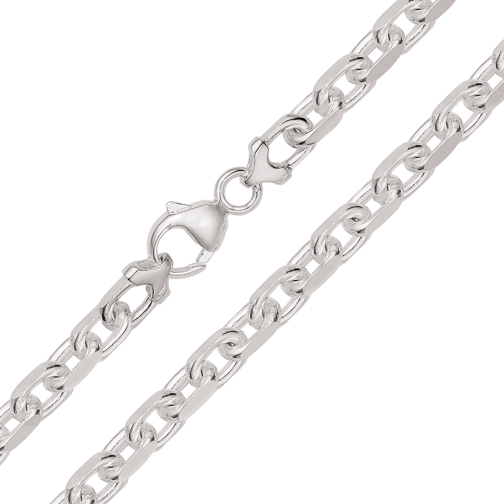 Sølv Ankerarmbånd flad 925s. 1.80 19cm.