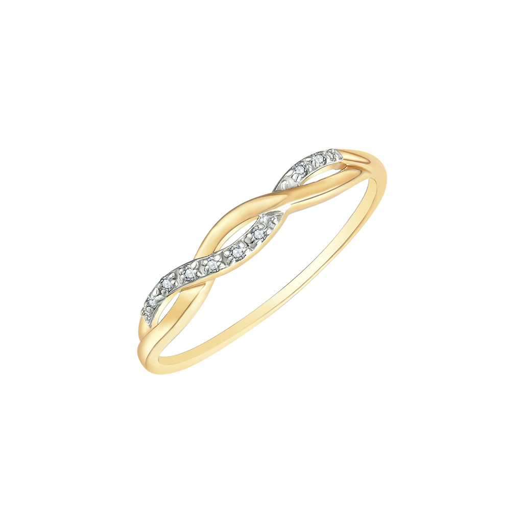 8 kt. Guld Ring Zirconia