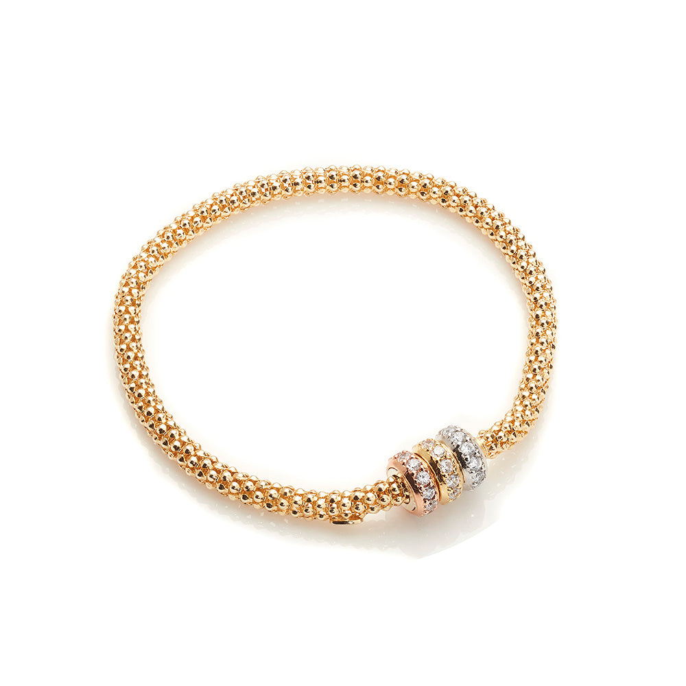 18 kt. Forgyldt Sølv Armbånd