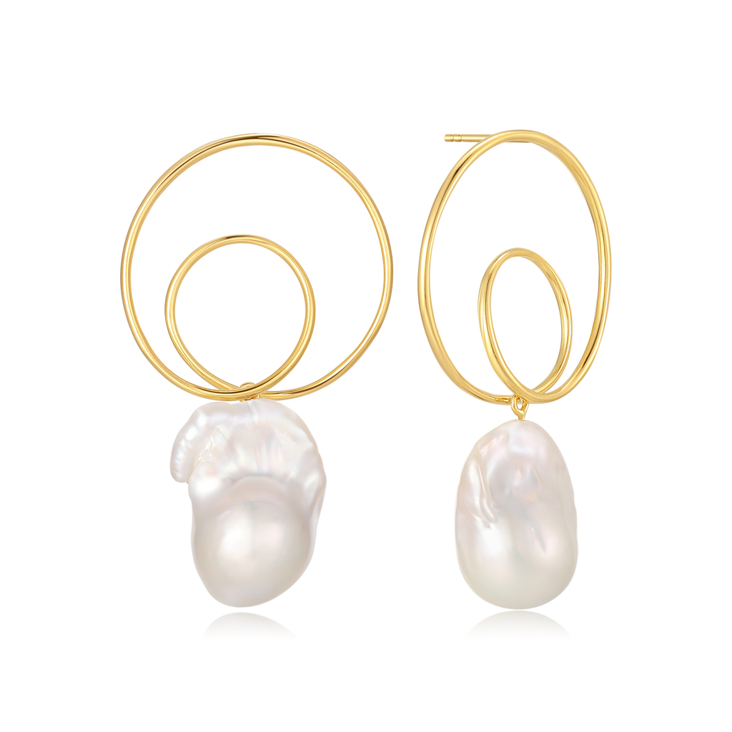 Forgyldt ørestikker