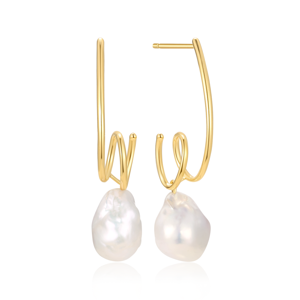 Forgyldt ørestikker