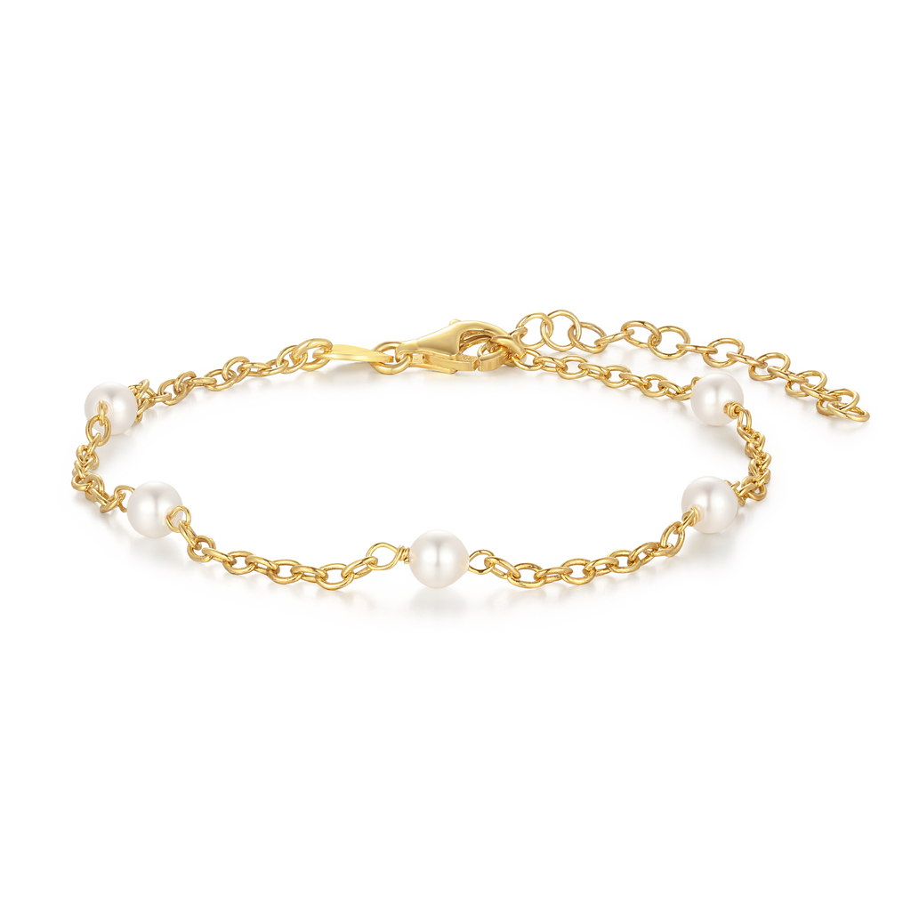 Armbånd Ferskvandsperler 20 cm