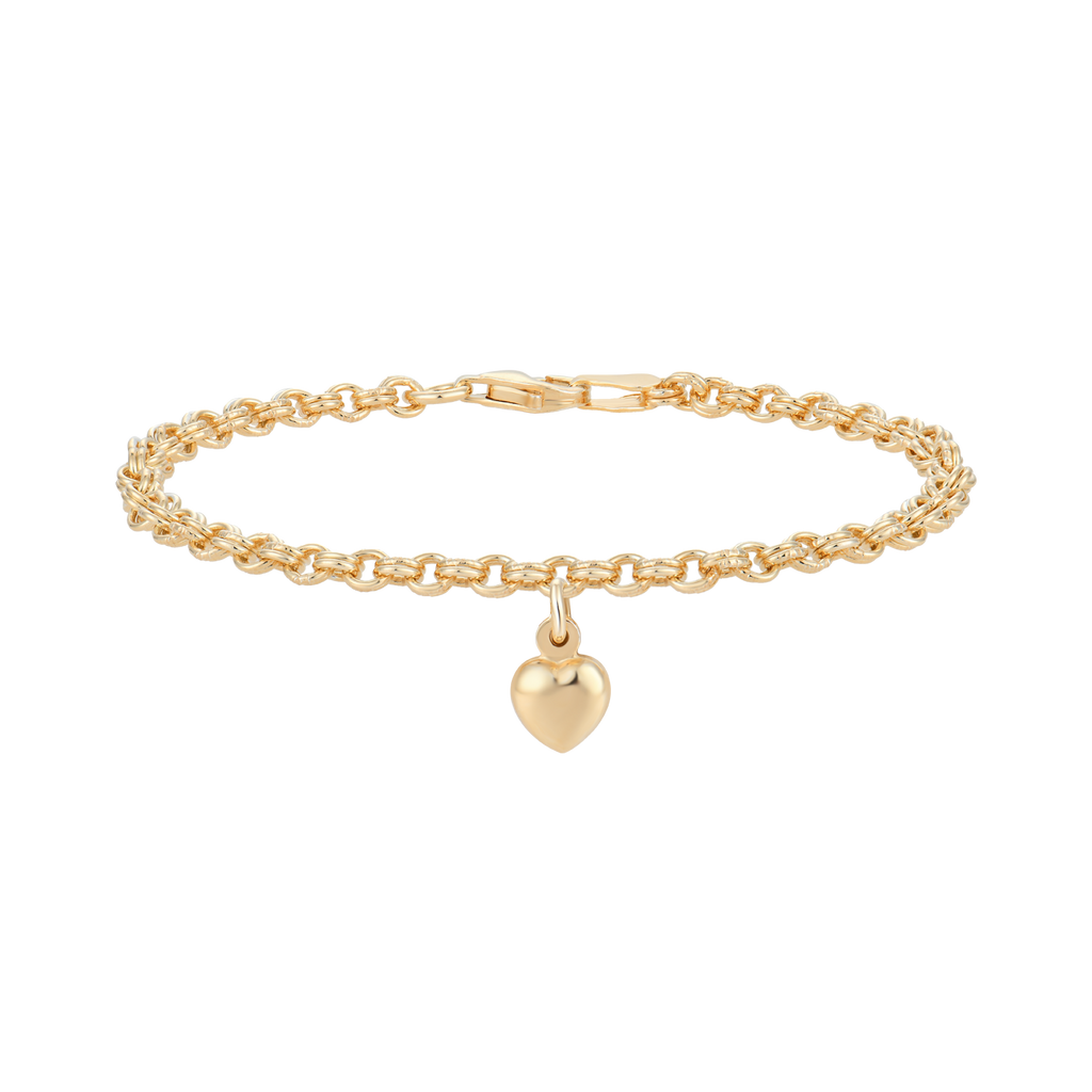 18 kt. Forgyldt Sølv armbånd