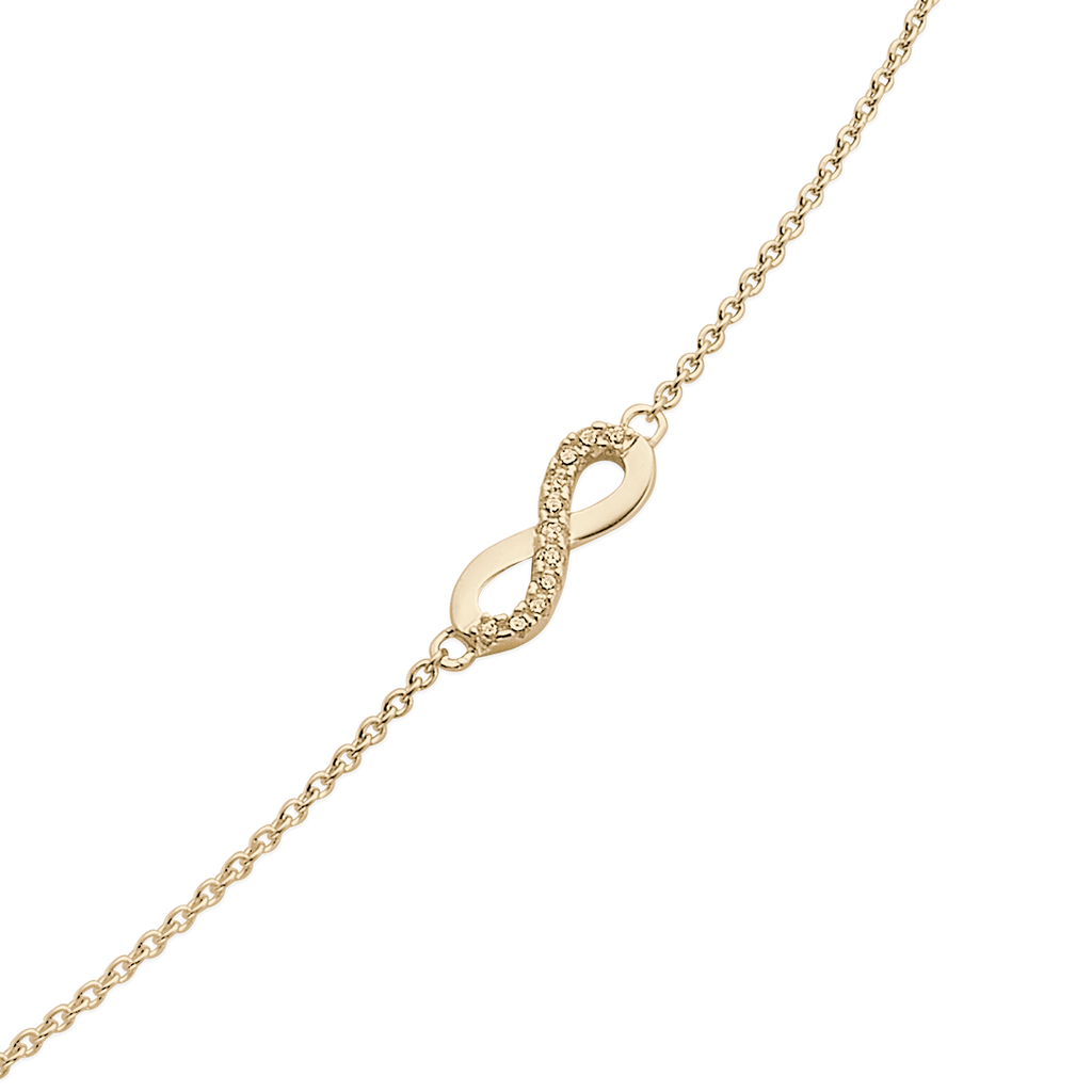 Armbånd Zirconia 21 cm.