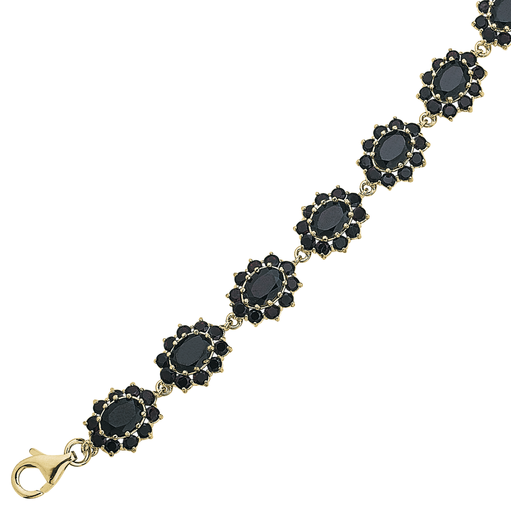 Armbånd med Granat 20 cm.